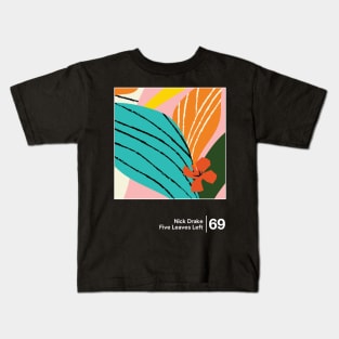 Five Leaves Left / Minimalist Style Graphic Artwork Kids T-Shirt